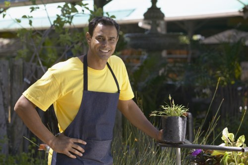Landscaping quotation and scheduling paperwork