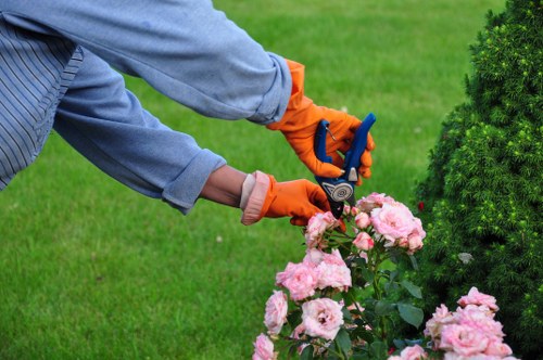 Ground preparation for synthetic turf in Ealing